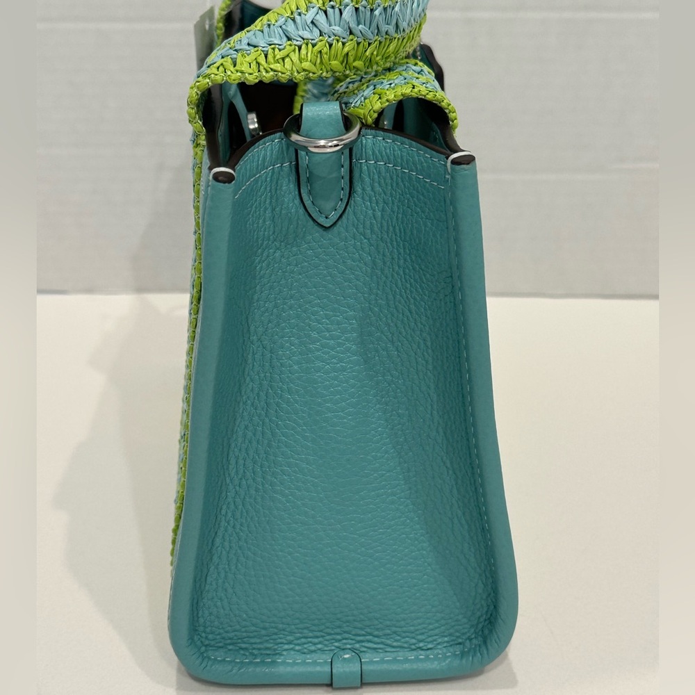 !!SOLD!!!Coach NWT Smith Straw Tote/Crossbody Bag Sold Out COLOR - Picture 6 of 11
